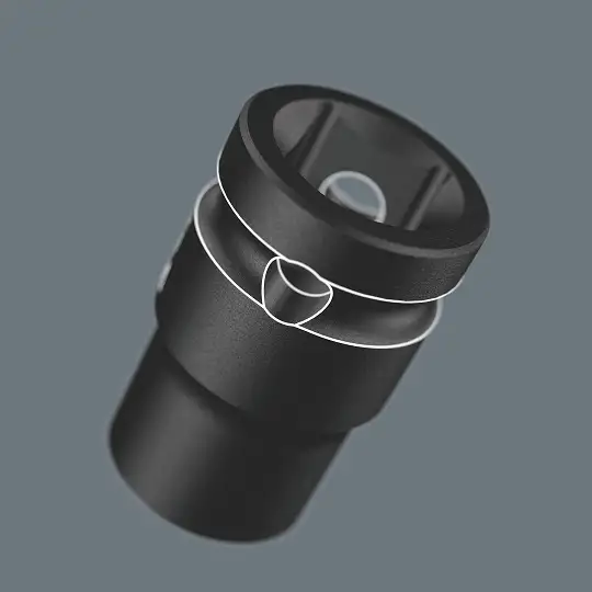 zestaw 16szt. nasadek z grzechotką 3/8" Zyklop Comfort 8100 SB 12, WERA [05005530001]