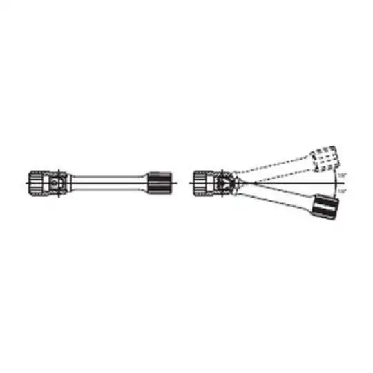 zestaw 5 szt. przedłużek uchylnych na kwadrat 1/2", Koken [PK4763/5] plastikowe etui