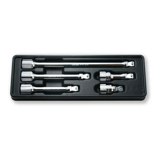 zestaw 5 szt. przedłużek uchylnych na kwadrat 1/2", Koken [PK4763/5] plastikowe etui