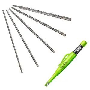 zestaw: 5 szt. wierteł do betonu zbrojonego SDS+, FORCE X + ołówek automatyczny Pica 3030, Alpen [0087500015100]