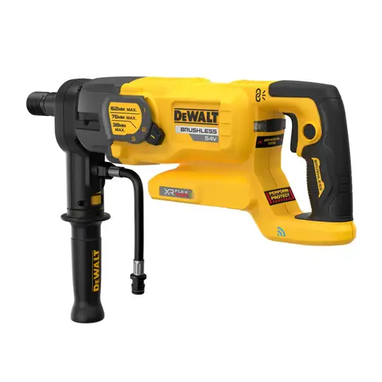 3-biegowa wiertnica diamentowa do pracy na sucho i mokro, FLEXVOLT, DEWALT [DCD150NK-XJ]