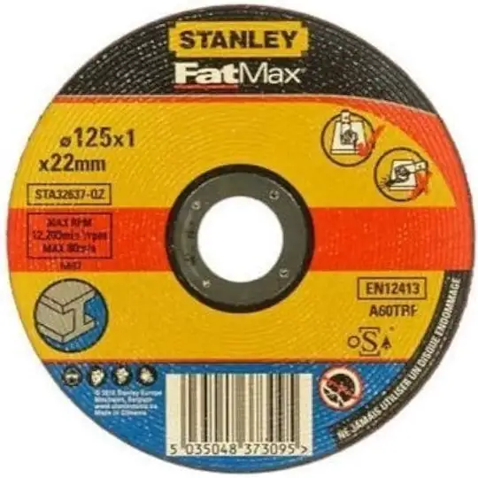 Szlifierka kątowa 125mm, 850W Stanley [FMEG220-QS] łagodny rozruch + GRATIS 2 tarcze