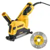 Zestaw: szlifierka kątowa DWE4237 125mm/900W i osłona do cięcia betonu DWE46225, DeWalt [DWE46107-QS] 230V + tarcza DT3711
