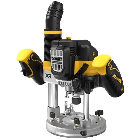 akumulatorowa frezarka górnowrzecionowa, 18V XR, tuleja zaciskowa 8mm-12mm, DeWalt [DCW620NT-XJ] Li-Ion, TStak