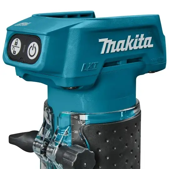 akumulatorowa frezarko - wycinarka górnowrzecionowa, 18V, 6mm, Makita [DRT52Z] LXT