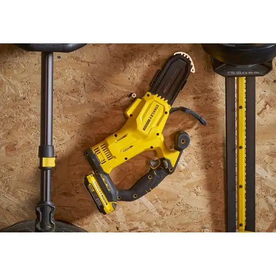 akumulatorowa pilarka łańcuchowa do gałęzi, 18V, 15cm, FATMAX v20, Stanley [SFMCPS415B-XJ]