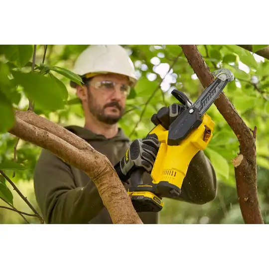 akumulatorowa pilarka łańcuchowa do gałęzi, 18V, 15cm, FATMAX v20, Stanley [SFMCPS415B-XJ]