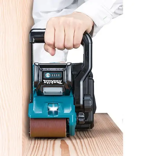 akumulatorowa szlifierka taśmowa typu czołg, 76x533mm, 40V max, Makita [BS001GZ] XGT