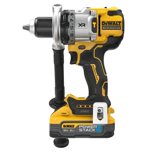 akumulatorowa wiertarko-wkrętarka udarowa 18V XR, DeWalt [DCD1007H2T-QW] 2x5,0Ah, Li-Ion, POWERSTACK