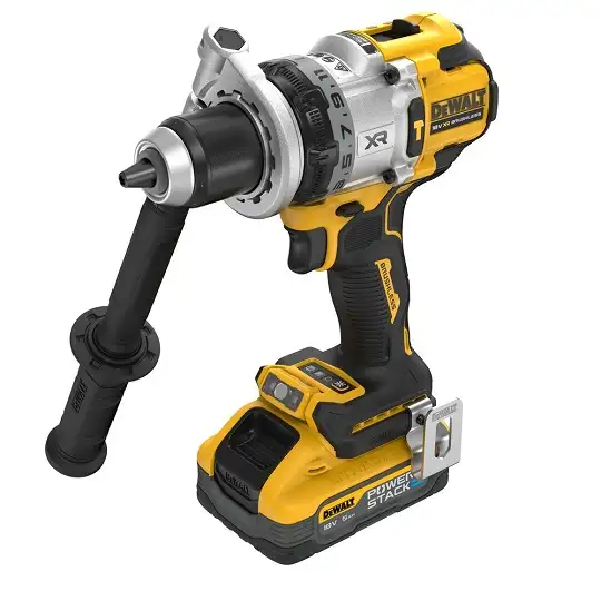 akumulatorowa wiertarko-wkrętarka udarowa 18V XR, DeWalt [DCD1007H2T-QW] 2x5,0Ah, Li-Ion, POWERSTACK