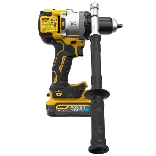 akumulatorowa wiertarko-wkrętarka udarowa 18V XR, DeWalt [DCD1007H2T-QW] 2x5,0Ah, Li-Ion, POWERSTACK