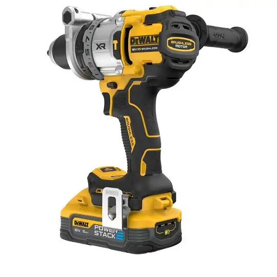 akumulatorowa wiertarko-wkrętarka udarowa 18V XR, DeWalt [DCD1007H2T-QW] 2x5,0Ah, Li-Ion, POWERSTACK