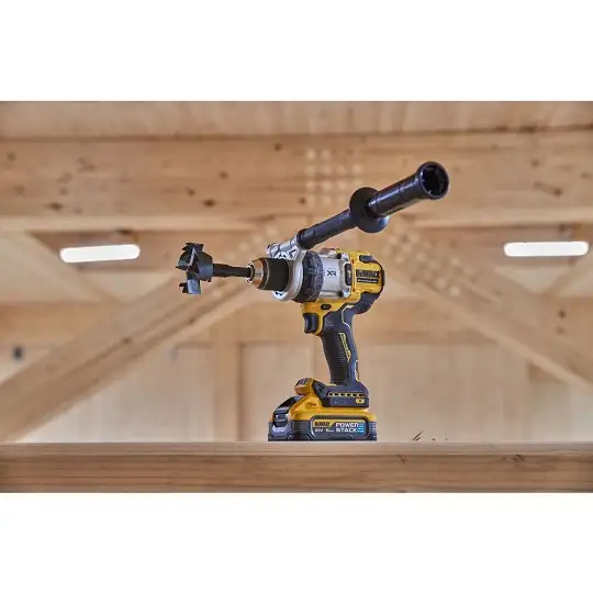 akumulatorowa wiertarko-wkrętarka udarowa 18V XR, DeWalt [DCD1007H2T-QW] 2x5,0Ah, Li-Ion, POWERSTACK