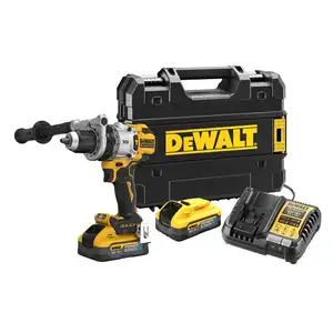 akumulatorowa wiertarko-wkrętarka udarowa 18V XR, DeWalt [DCD1007H2T-QW] 2x5,0Ah, Li-Ion, POWERSTACK