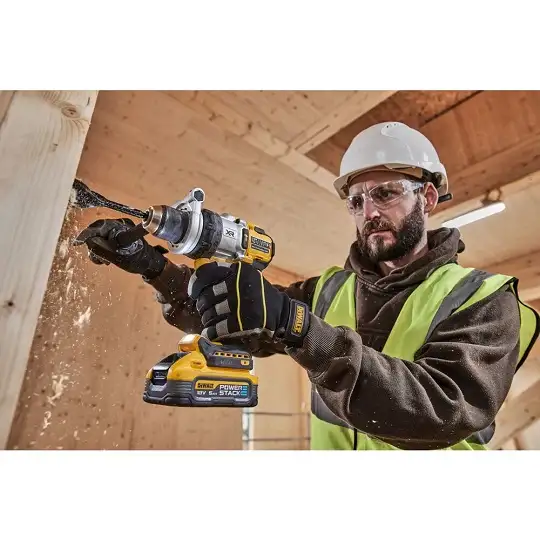 akumulatorowa wiertarko-wkrętarka udarowa 18V XR, DeWalt [DCD1007H2T-QW] 2x5,0Ah, Li-Ion, POWERSTACK