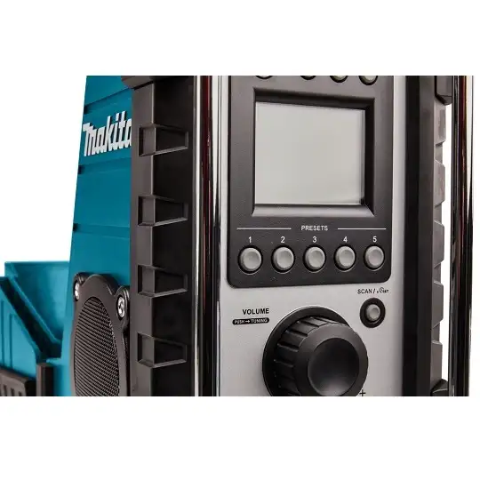 akumulatorowo-sieciowy odbiornik radiowy 14,4V/18V/230V, FM/AM, Makita [DMR116] Li-Ion, LXT, seria G