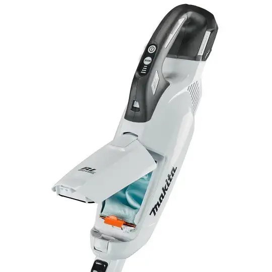 akumulatorowy odkurzacz pionowy 18V, biały, Makita [DCL285FZW] Li-Ion, LXT