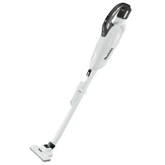 akumulatorowy odkurzacz pionowy bezworkowy 18V, biały, Makita [DCL283FZW] Li-Ion, LXT