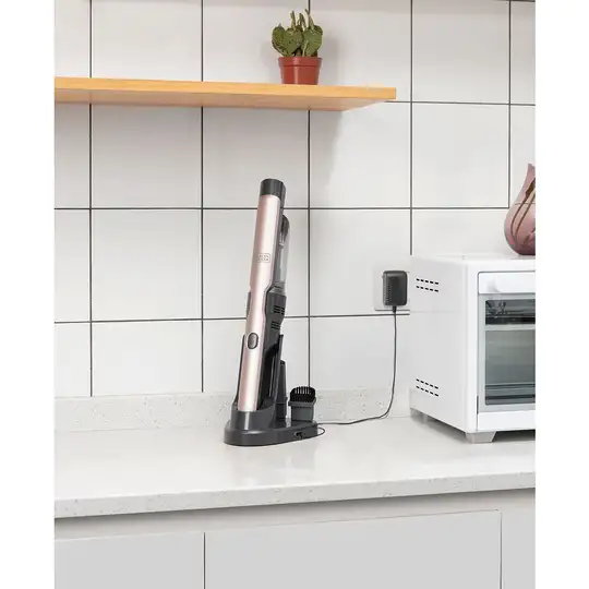 akumulatorowy odkurzacz ze stacją ładującą, 12V, Phanton  Black+Decker [DVC320BRG-QW] 2,0Ah Li-Ion