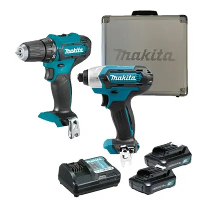 akumulatorowy zestaw Combo 12V Max (10,8V), TD110D + DF333D, Makita [CLX224X] 2x1,5 Ah, Li-Ion