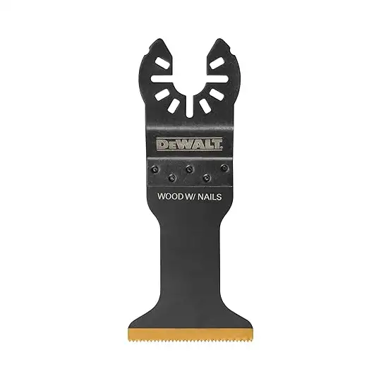brzeszczot z powłoką tytanową do narzędzi wielofunkcyjnych, 44x55mm, do cięcia drewna z gwoździami, DeWalt [DT20736-QZ]
