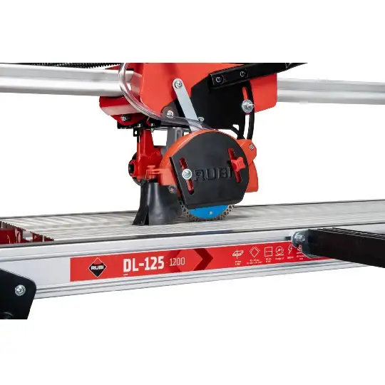 elektryczna przecinarka na mokro do płytek do 124cm, DL-125 1200, Rubi [56924] z funkcją zagłębiania