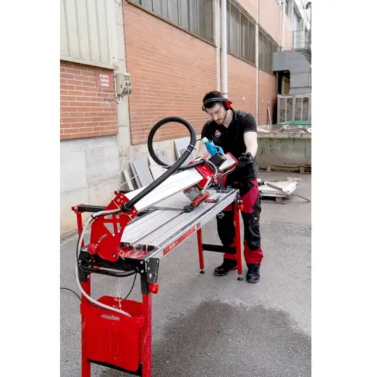 elektryczna przecinarka na mokro do płytek do 124cm, DL-125 1200, Rubi [56924] z funkcją zagłębiania