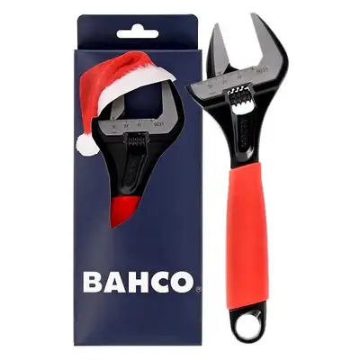 klucz nastawny szwedzki 218mm, rozstaw szczęk 38mm, Ergo, Bahco [9031-XE] w świątecznym opakowaniu, na prezent