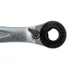 klucz płasko-oczkowy grzechotkowy do końcówek wkrętakowych, 1/4", 90mm, 52 zęby, Bahco [6950CBR]