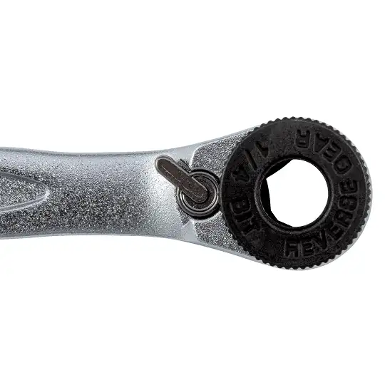 klucz płasko-oczkowy grzechotkowy do końcówek wkrętakowych, 1/4", 90mm, 52 zęby, Bahco [6950CBR]