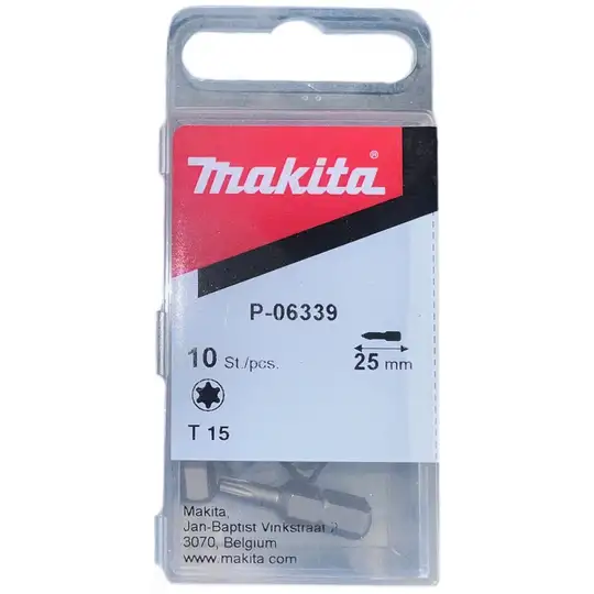 końcówka 1/4" do wkrętów z gniazdem Torx, rozmiar T15/25mm, Makita [P-06339]