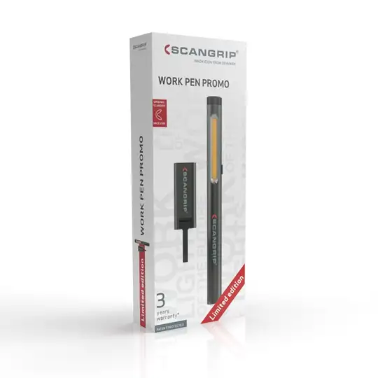 limitowany zestaw latarek akumulatorowych, WORK PEN 200 R + FLASH MICRO R, Scangrip [49.0529]