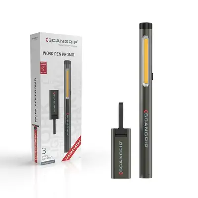 limitowany zestaw latarek akumulatorowych, WORK PEN 200 R + FLASH MICRO R, Scangrip [49.0529]