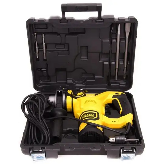 młotowiertarka SDS+ 1250W z pionowym silnikiem, Fatmax, Stanley [FME1250K-QS]