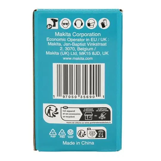 nasadka udarowa długa 1", sześciokątna, rozmiar 34mm, Makita [E-24723]