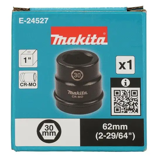 nasadka udarowa sześciokątna 1", rozmiar 30mm, Makita [E-24527]