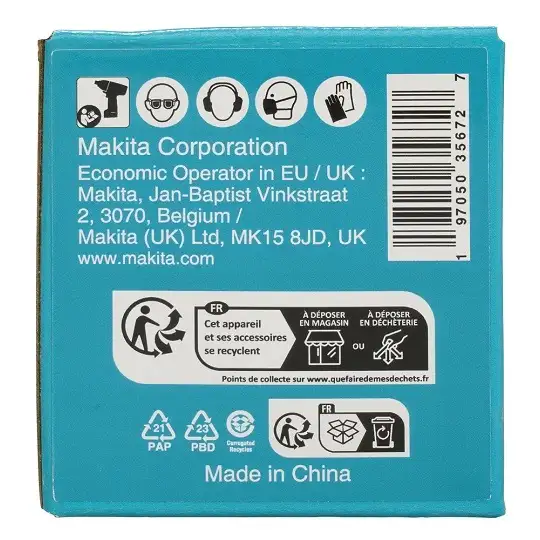 nasadka udarowa sześciokątna 1", rozmiar 33mm, Makita [E-24549]