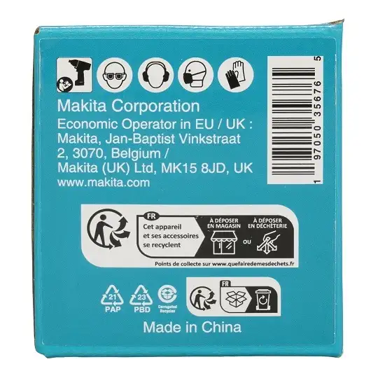 nasadka udarowa sześciokątna 1", rozmiar 40mm, Makita [E-24583]