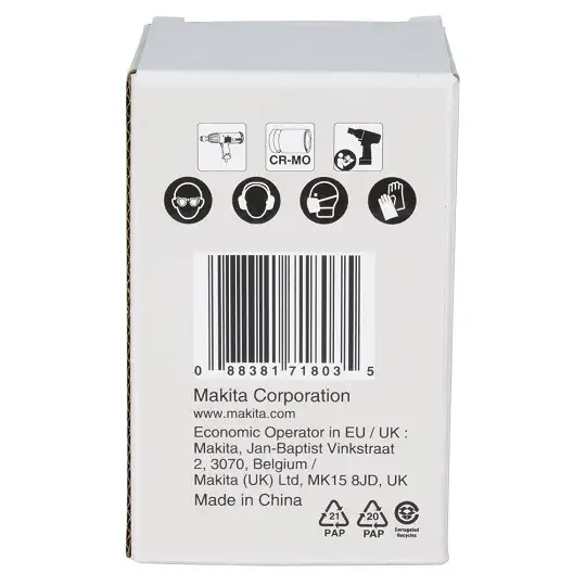 nasadka udarowa sześciokątna 1", rozmiar 41mm, Makita [E-22420]