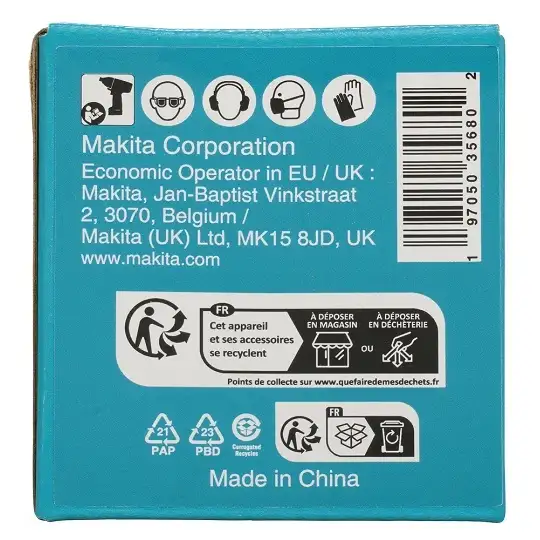 nasadka udarowa sześciokątna 1", rozmiar 46mm, Makita [E-24620]