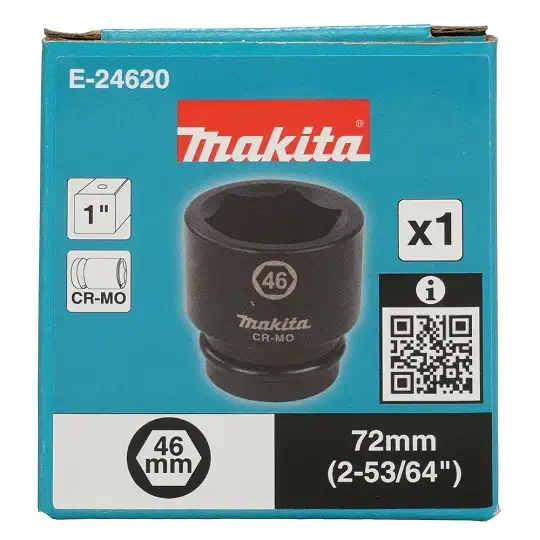 nasadka udarowa sześciokątna 1", rozmiar 46mm, Makita [E-24620]