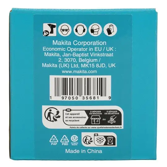 nasadka udarowa sześciokątna 1", rozmiar 50mm, Makita [E-24636]