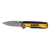 nóż składany kieszonkowy, 82mm, DROP POINT, DeWalt [DWHT10993-0]