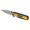 nóż składany kieszonkowy, 82mm, DROP POINT, DeWalt [DWHT10993-0]