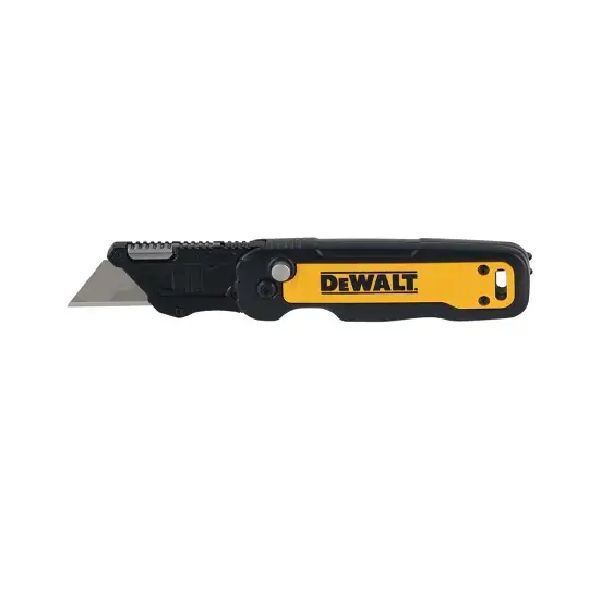 nóż składany z ostrzem trapezowym, DeWalt [DWHT10991-0] bez magazynka na ostrza zapasowe