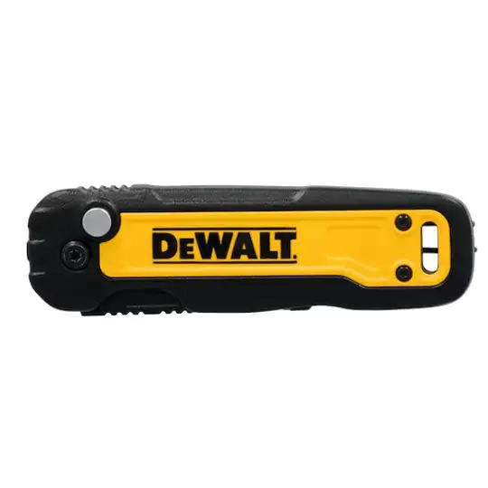 nóż składany z ostrzem trapezowym, DeWalt [DWHT10991-0] bez magazynka na ostrza zapasowe