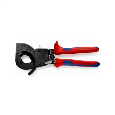 nożyce zapadkowe do cięcia kabli miedzianych i aluminiowych 250mm KNIPEX [95 31 250]