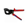 nożyce zapadkowe do cięcia kabli miedzianych i aluminiowych 250mm KNIPEX [95 31 250]