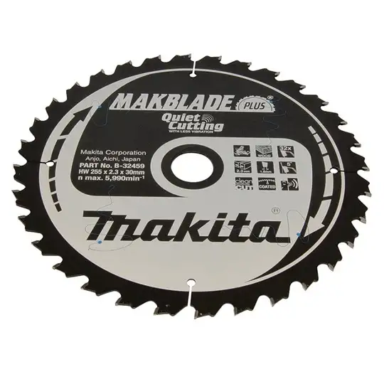 piła tarczowa do cięcia drewna 255/30/2,3mm, 32 zęby, MAKBLADE PLUS, Makita [B-32459]