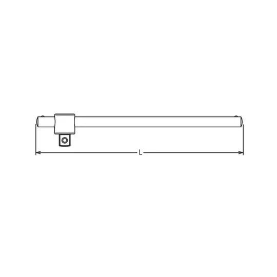 pokrętło z przesuwnym czopem 1/2", 300mm, Koken [4785]